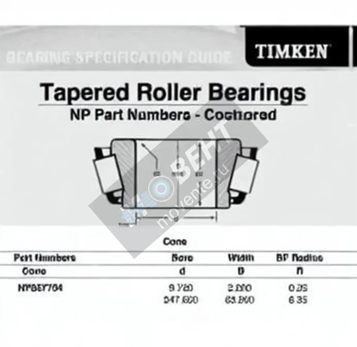 TIMKEN NP837704-TIMKEN - Image 1