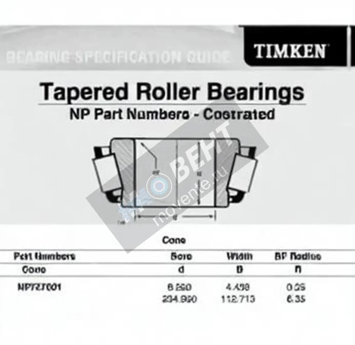TIMKEN NP757601-TIMKEN - Image 1