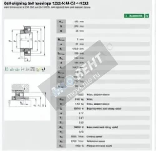 FAG 1222-K-M-C3-H222-FAG - Image 1