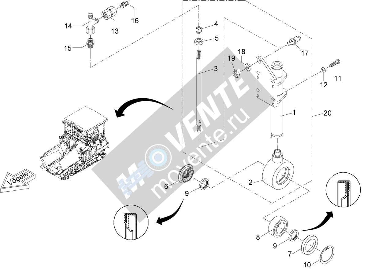 4611402203 подшипник Vögele - Image 1