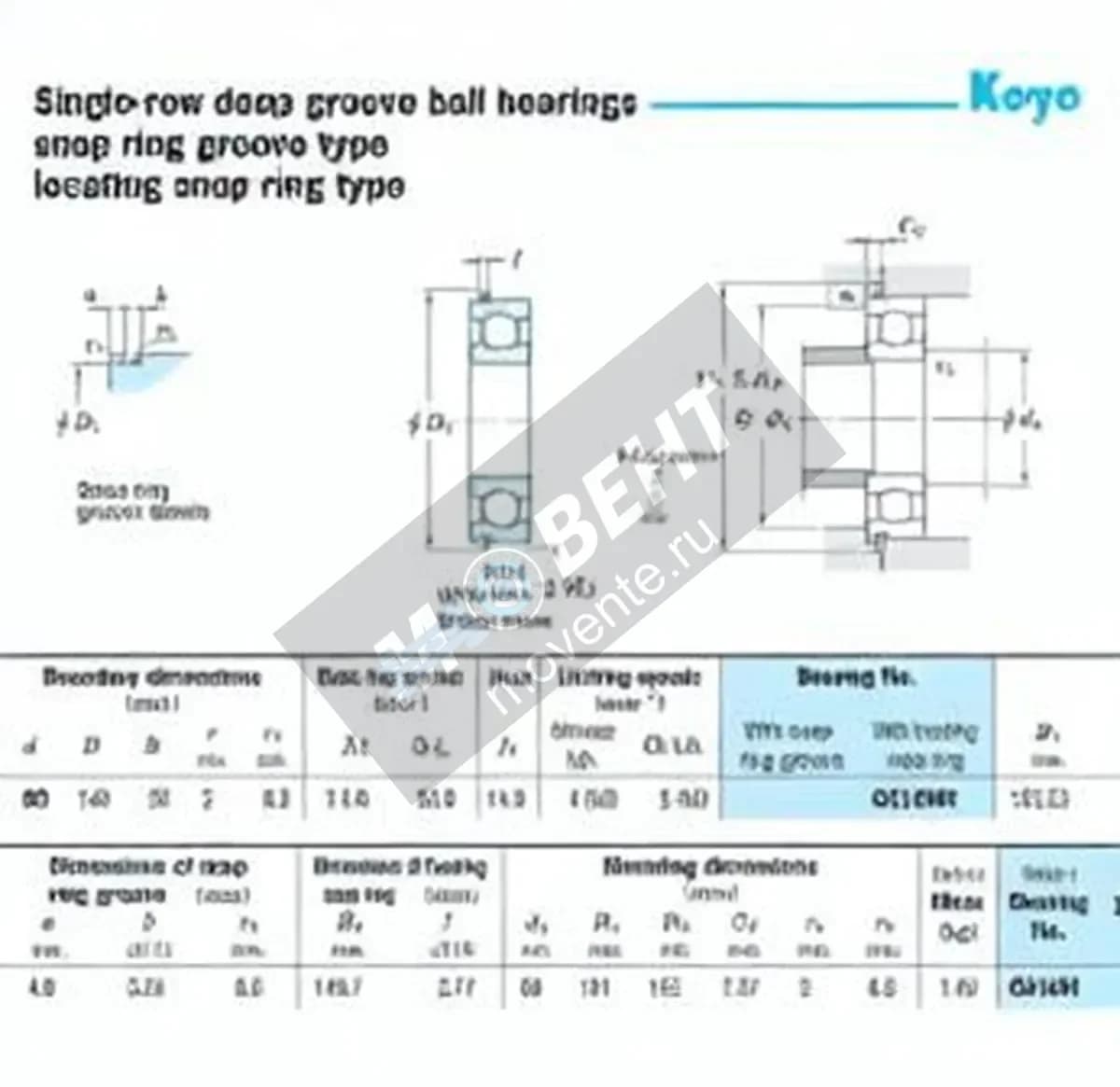 JTEKT 6216-NR-JTEKT - Image 1