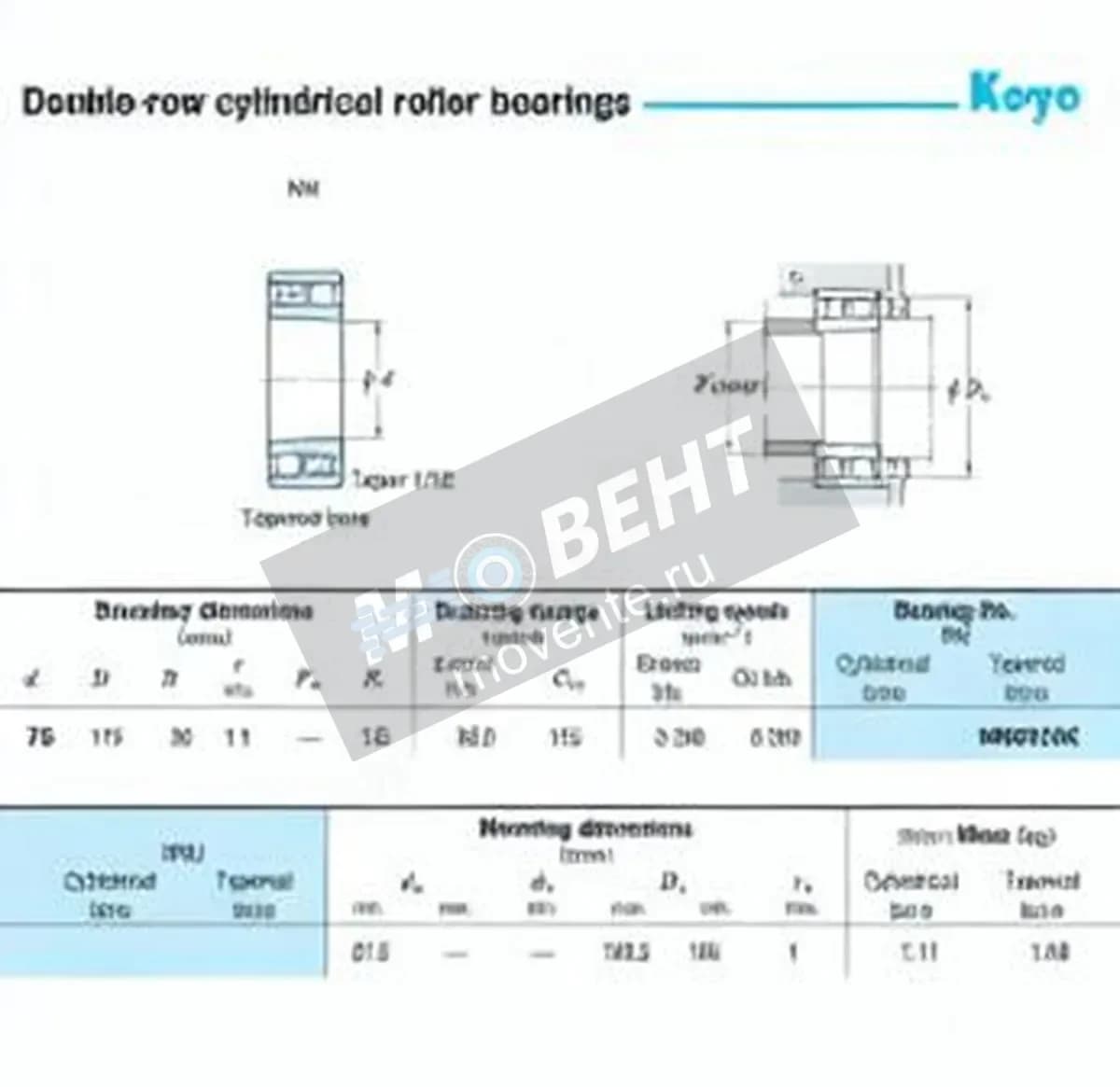 JTEKT NN3015K-JTEKT - Image 1