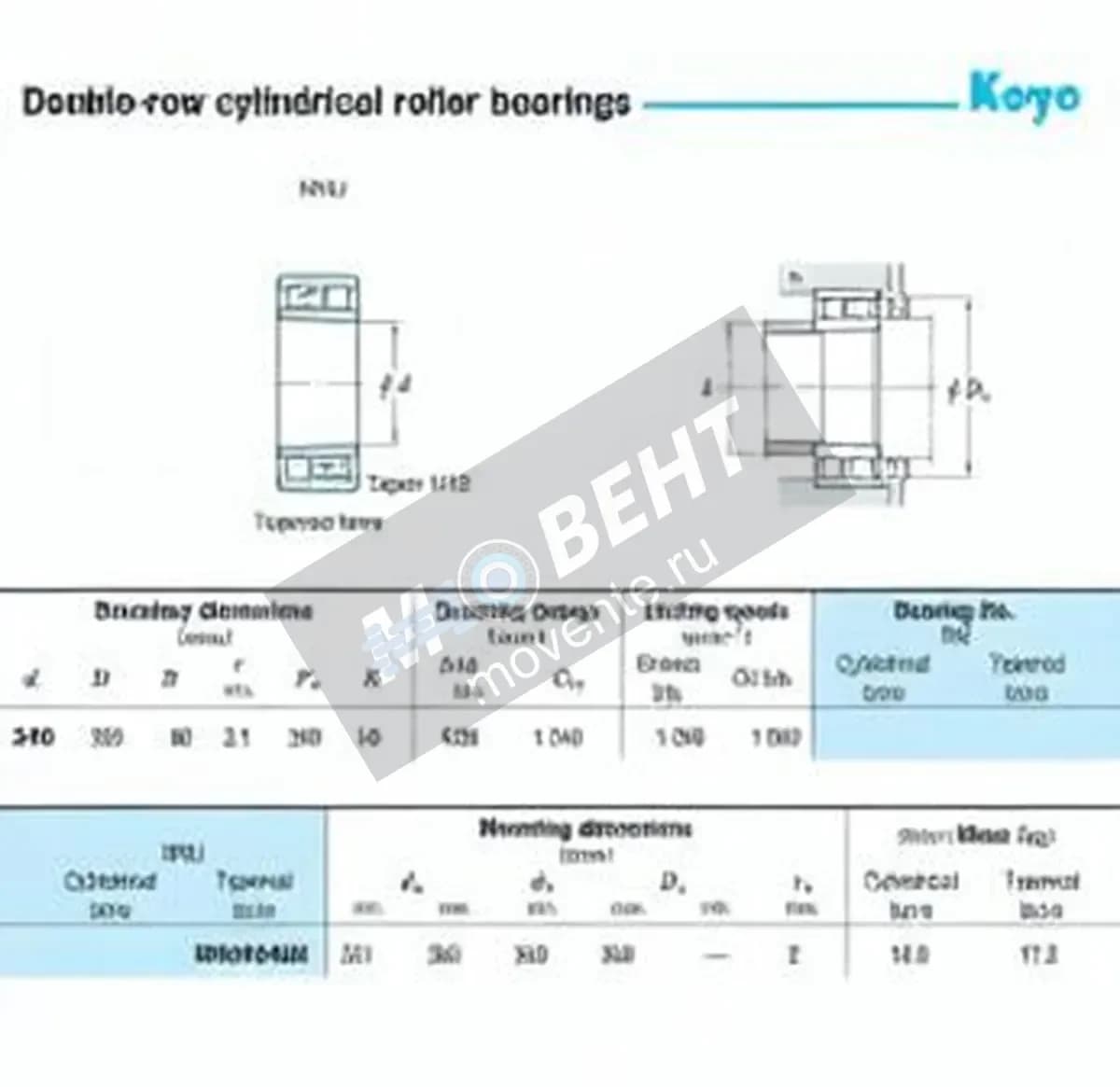 JTEKT NNU4948K-JTEKT - Image 1