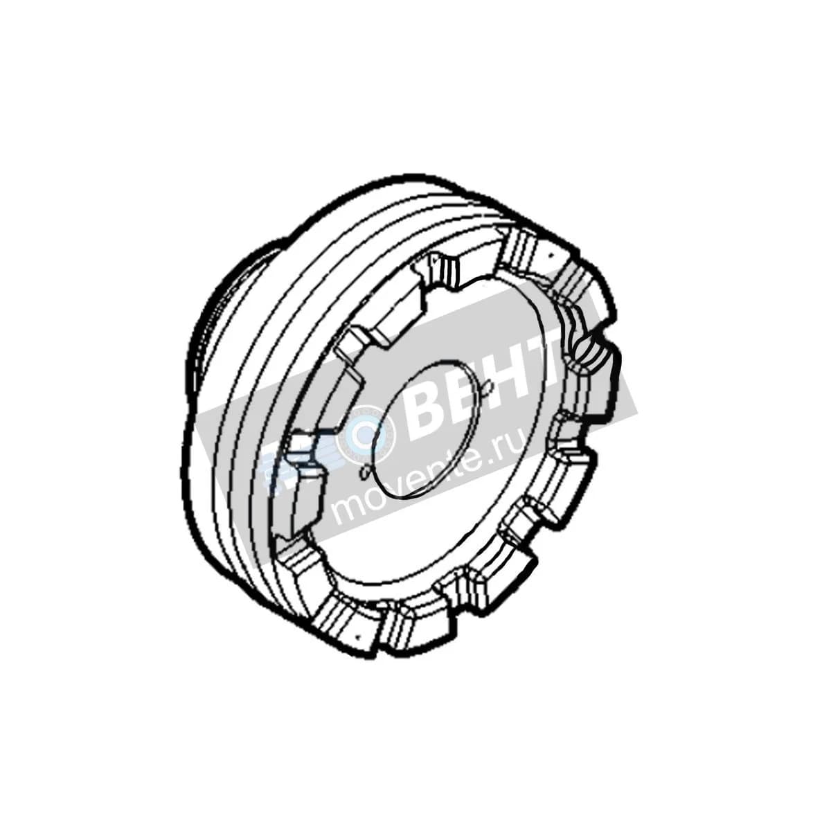 RE284771: Корпус подшипника дифференциала с двухступенчатым редуктором