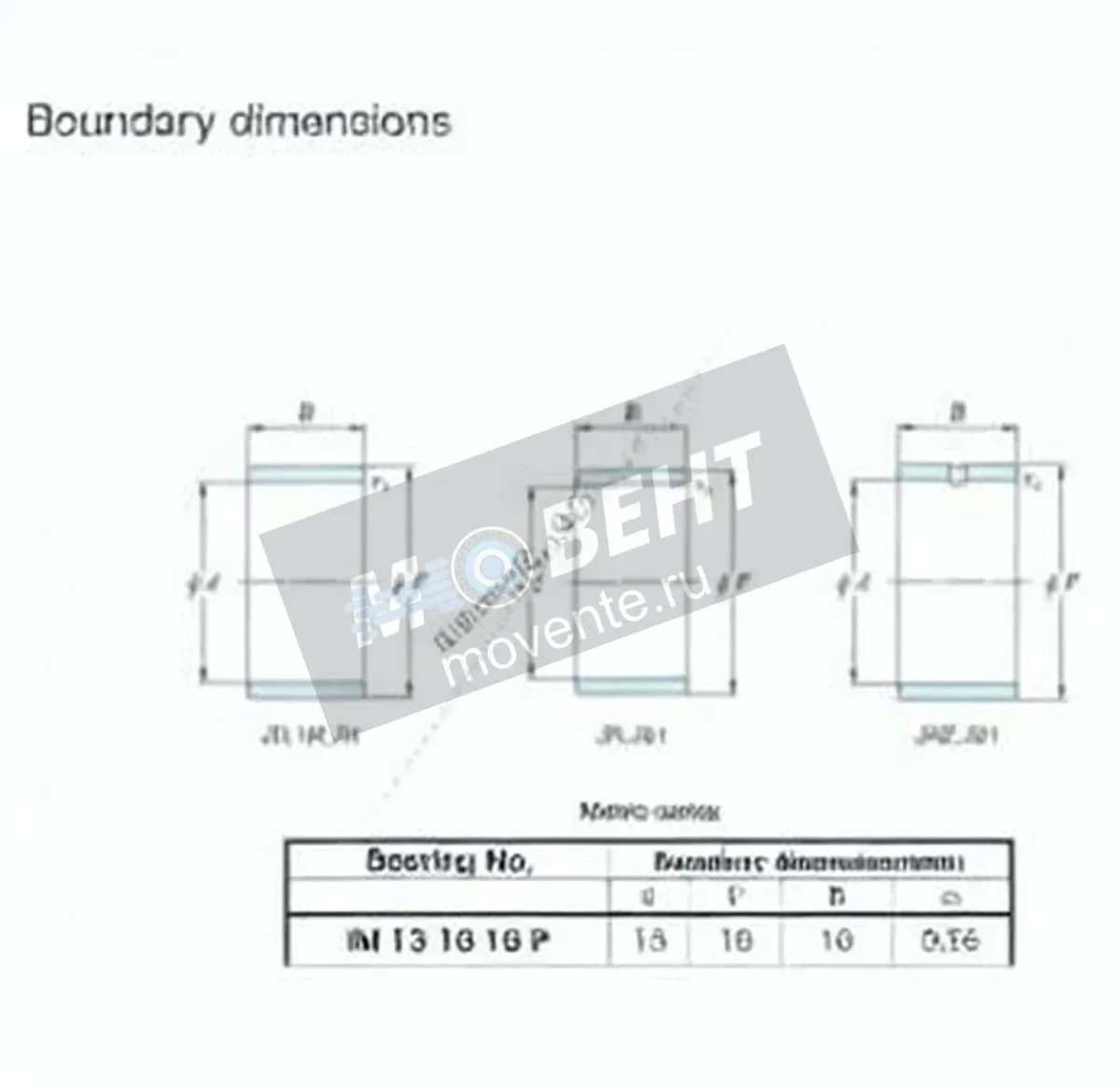 JTEKT IM-13-18-16-P-JTEKT - Image 1