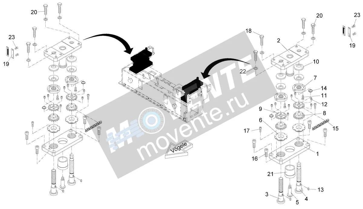 4604132621 подшипник Vögele - Image 1