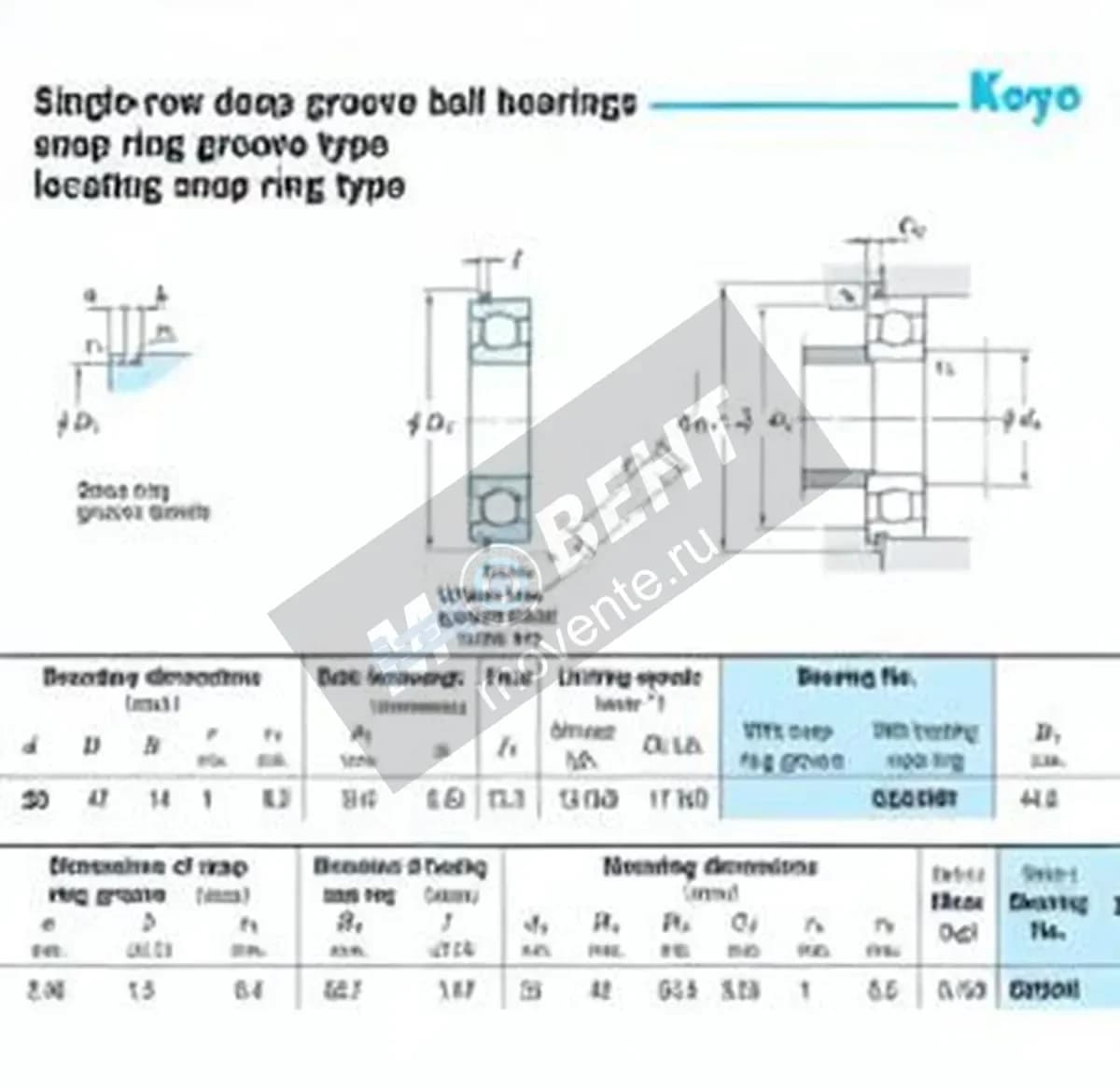 JTEKT 6204-NR-JTEKT - Image 1