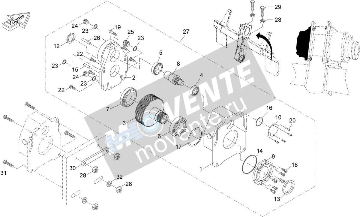 9541170720 подшипник Vögele - Image 1