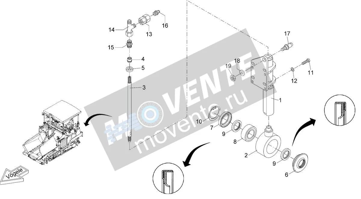 4611402202 подшипник Vögele - Image 1