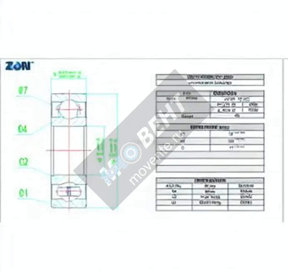 ZEN 6202-CE-SI3N4-PTFE-ZEN - Image 1