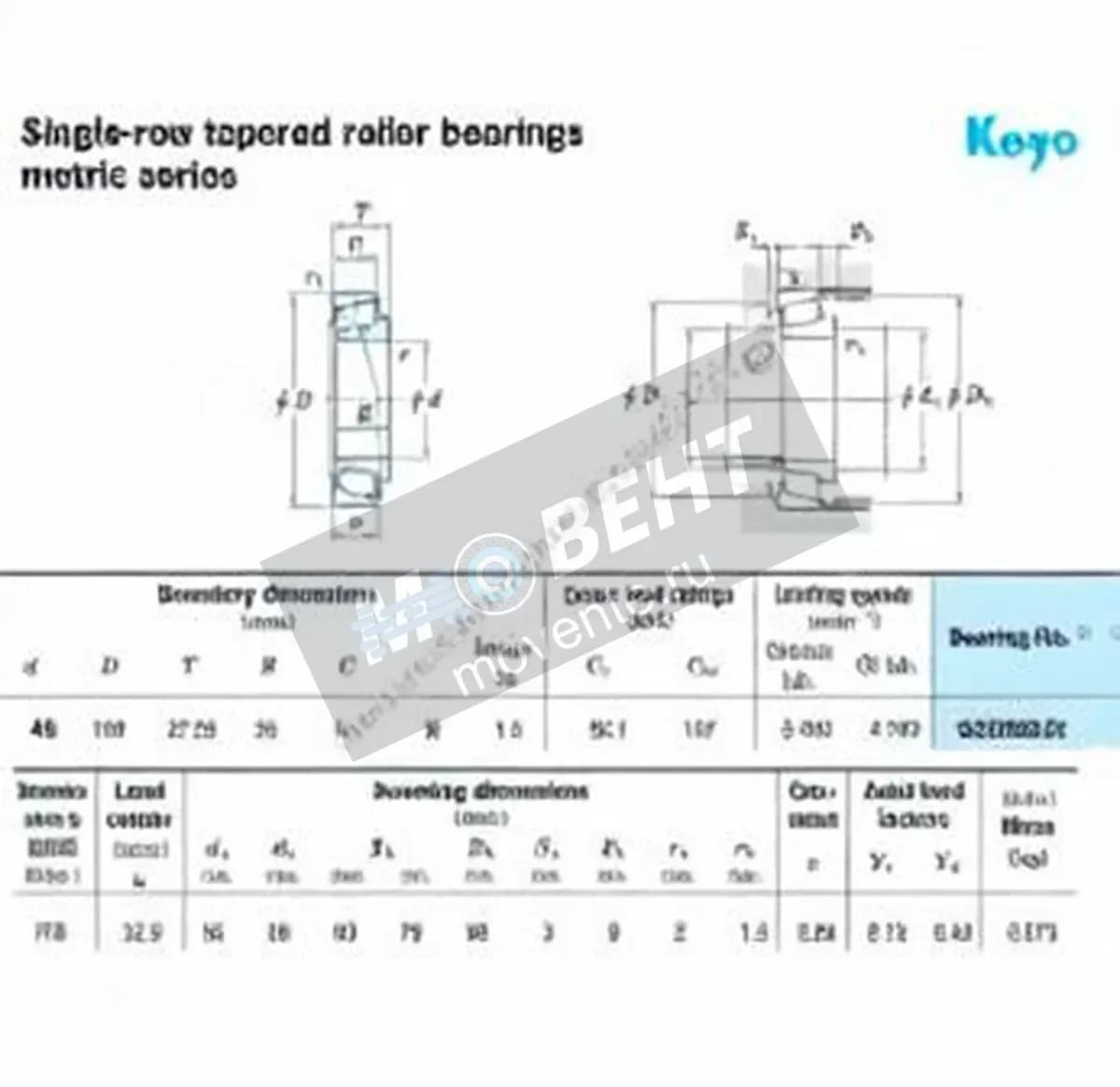JTEKT 30309-DJR-JTEKT - Image 1