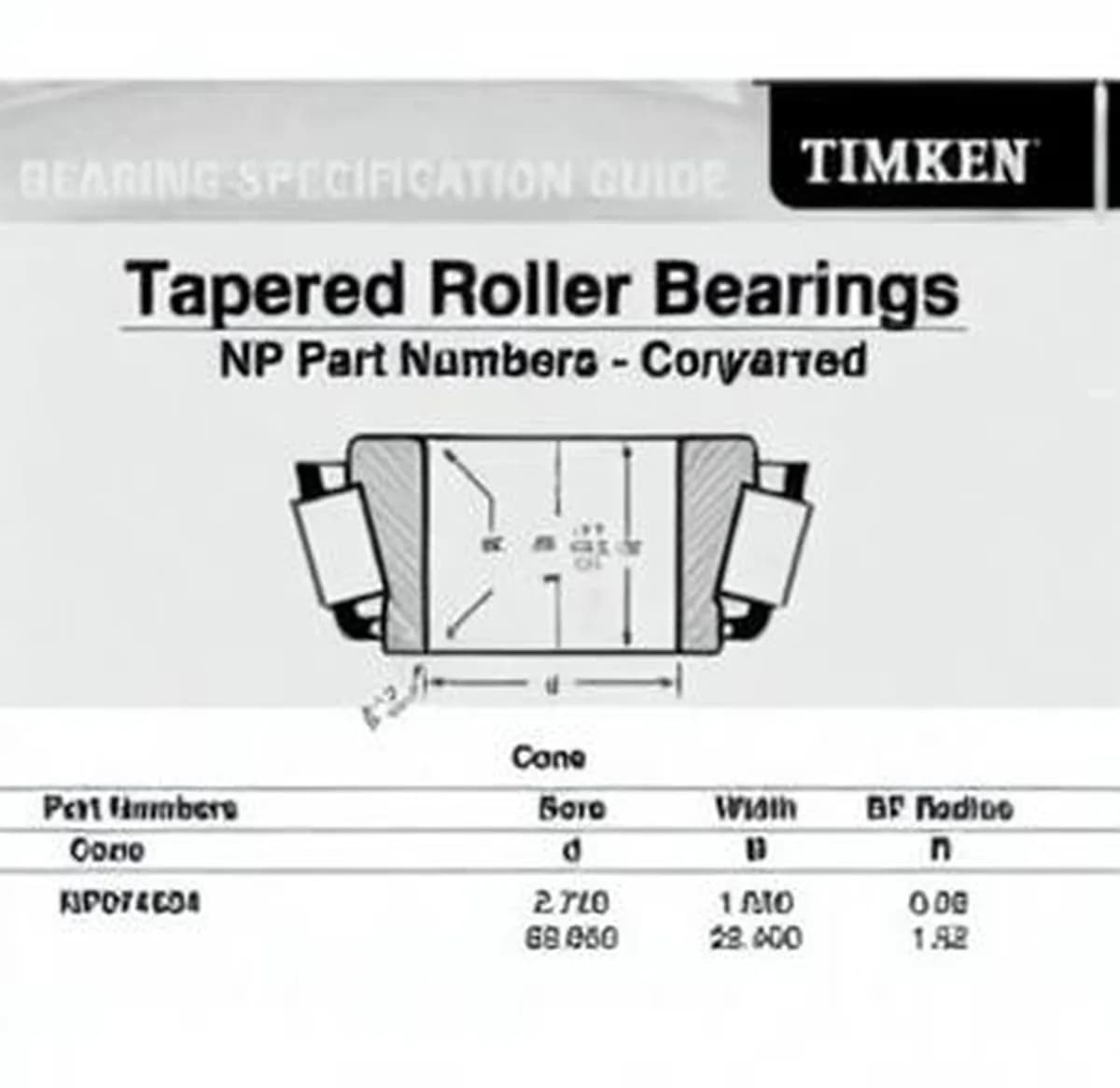 TIMKEN NP674634-TIMKEN - Image 1