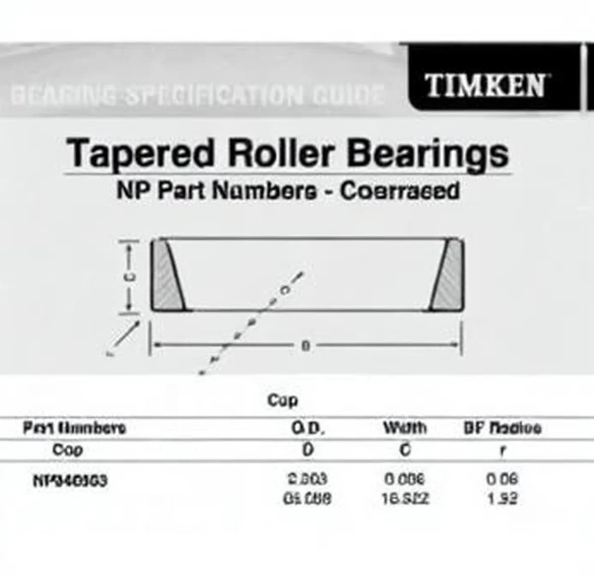 TIMKEN NP948363-TIMKEN - Image 1