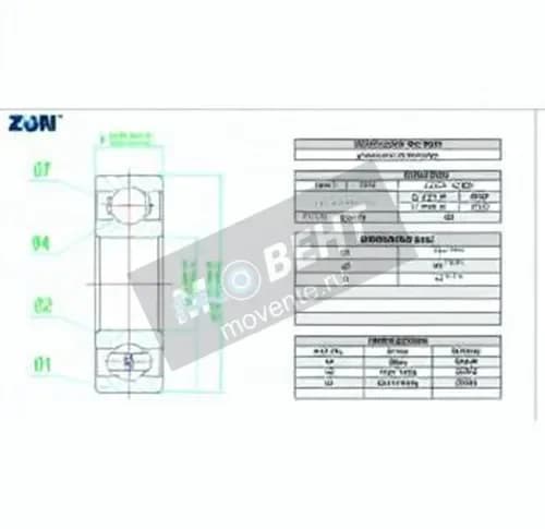 ZEN 6302-CE-SI3N4-PTFE-ZEN - Image 1