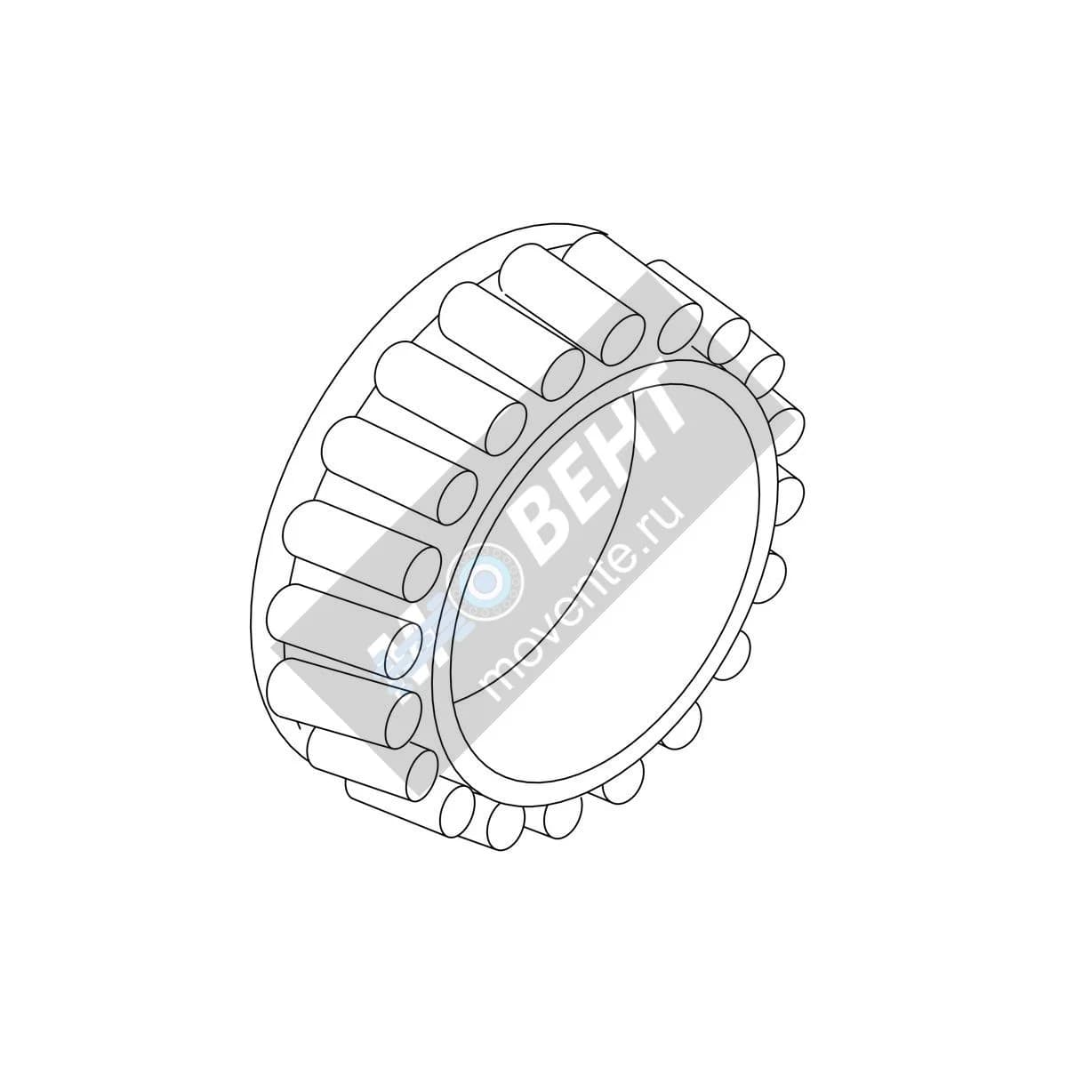 AZ43476: Конус конического роликоподшипника