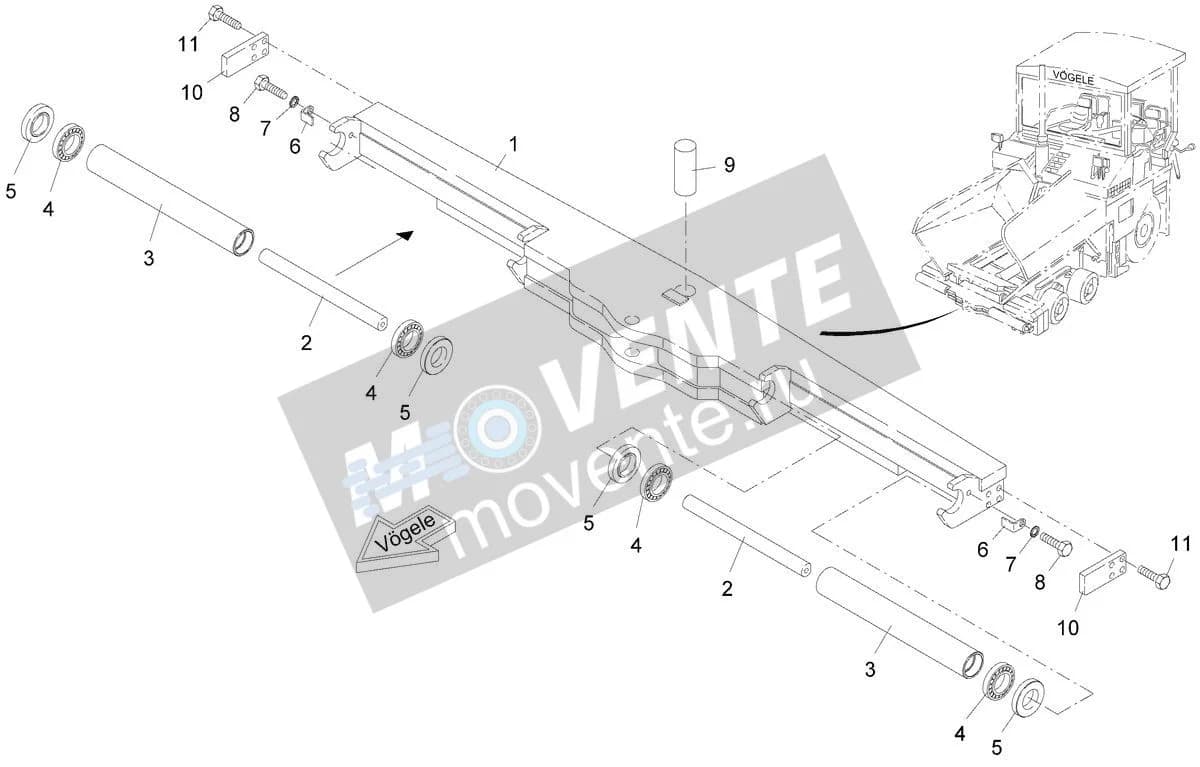 9516140625 подшипник Vögele - Image 1