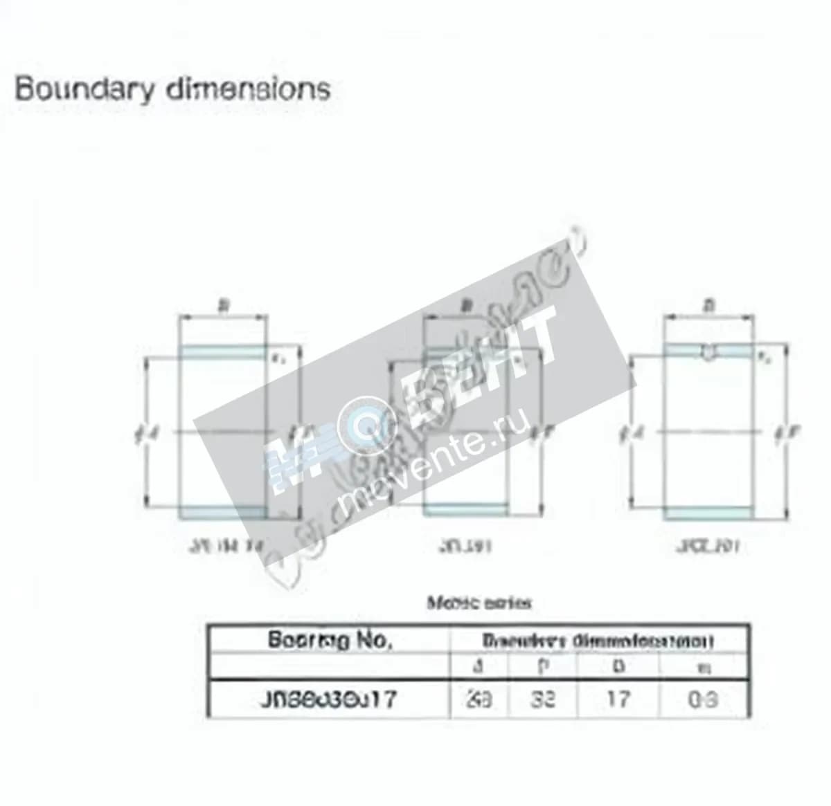 JTEKT JR28X32X17-JTEKT - Image 1