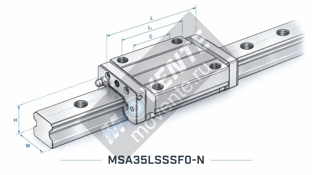 Каретка PMI MSA35LSSSF0N TAIWAN - Image 1