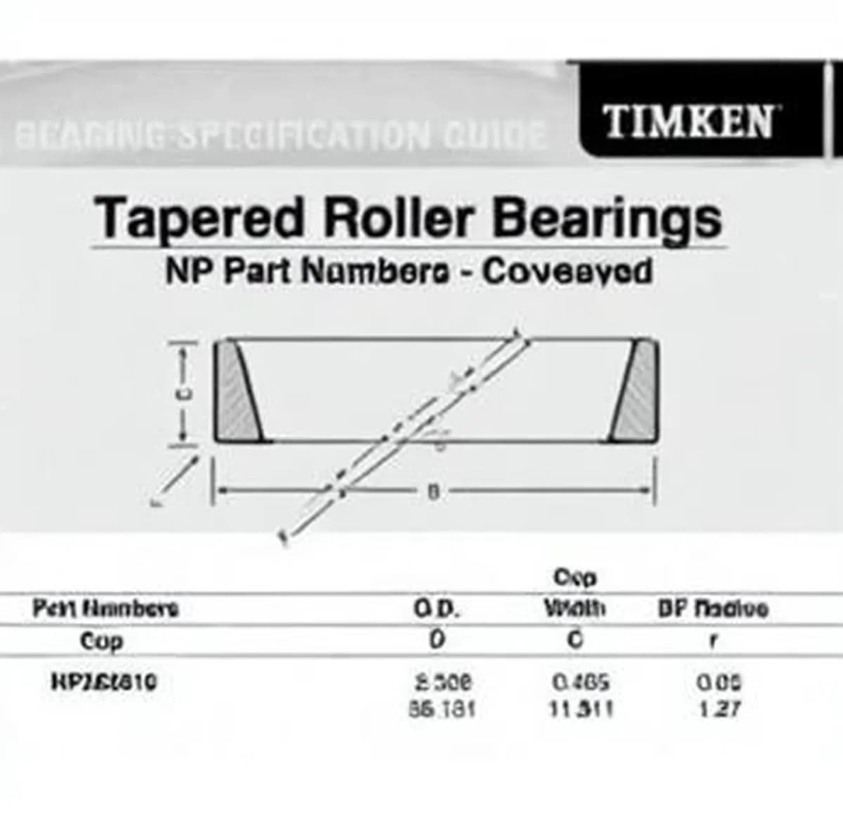 TIMKEN NP283816-TIMKEN - Image 1