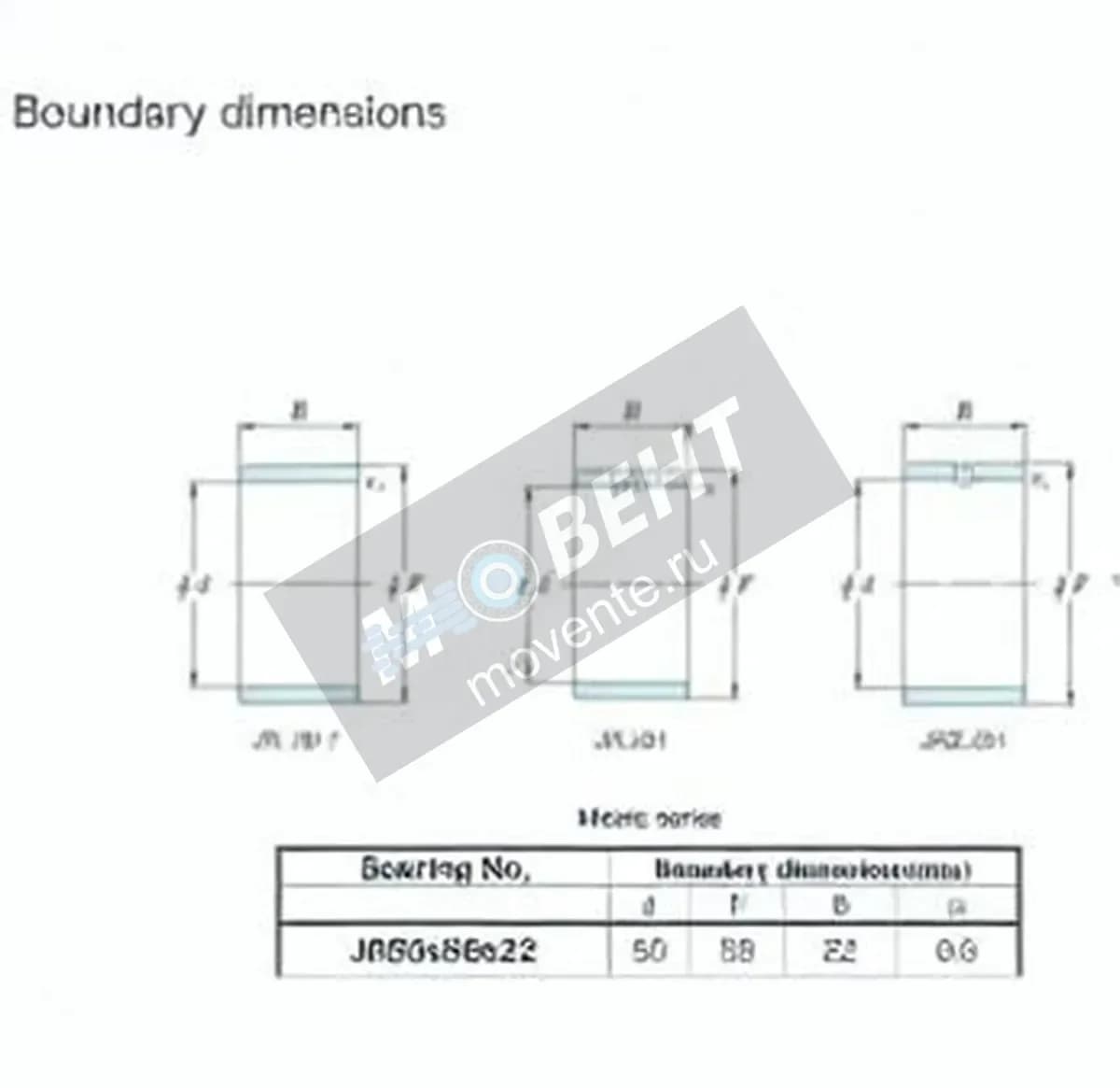 JTEKT JR50X58X22-JTEKT - Image 1
