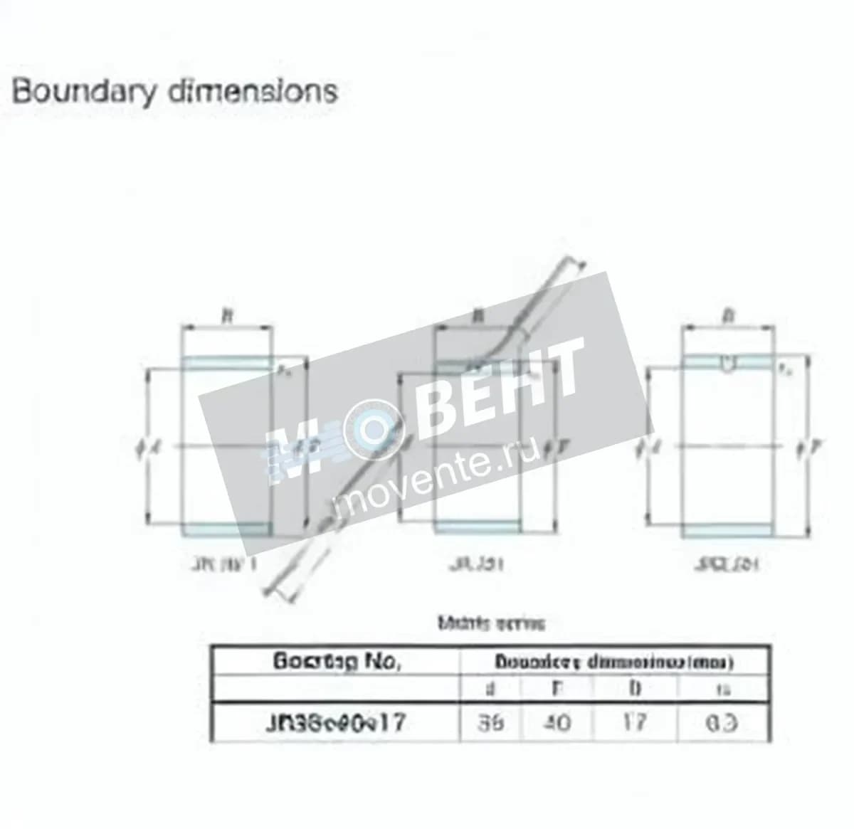 JTEKT JR35X40X17-JTEKT - Image 1