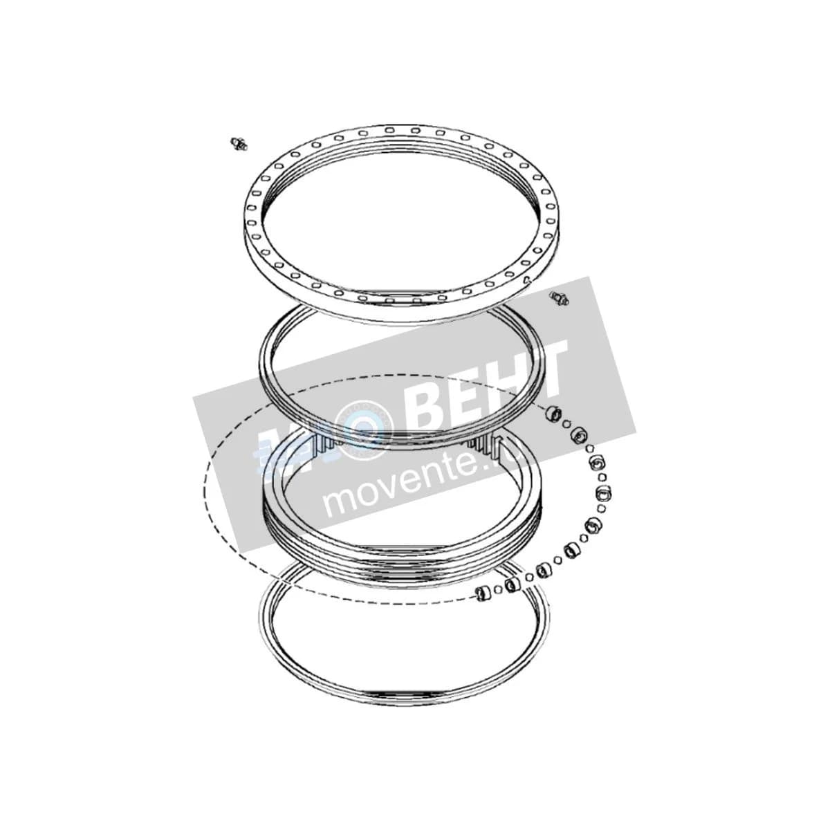 FYB60000924: Поворотный подшипник