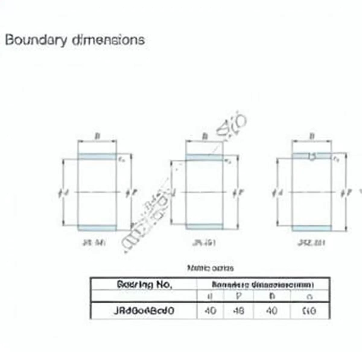 JTEKT JR40X48X40-JTEKT - Image 1