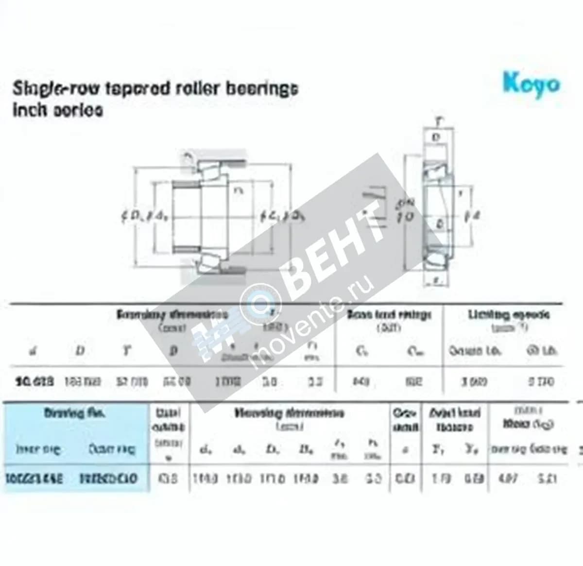 JTEKT HH221442-HH221410-JTEKT - Image 1