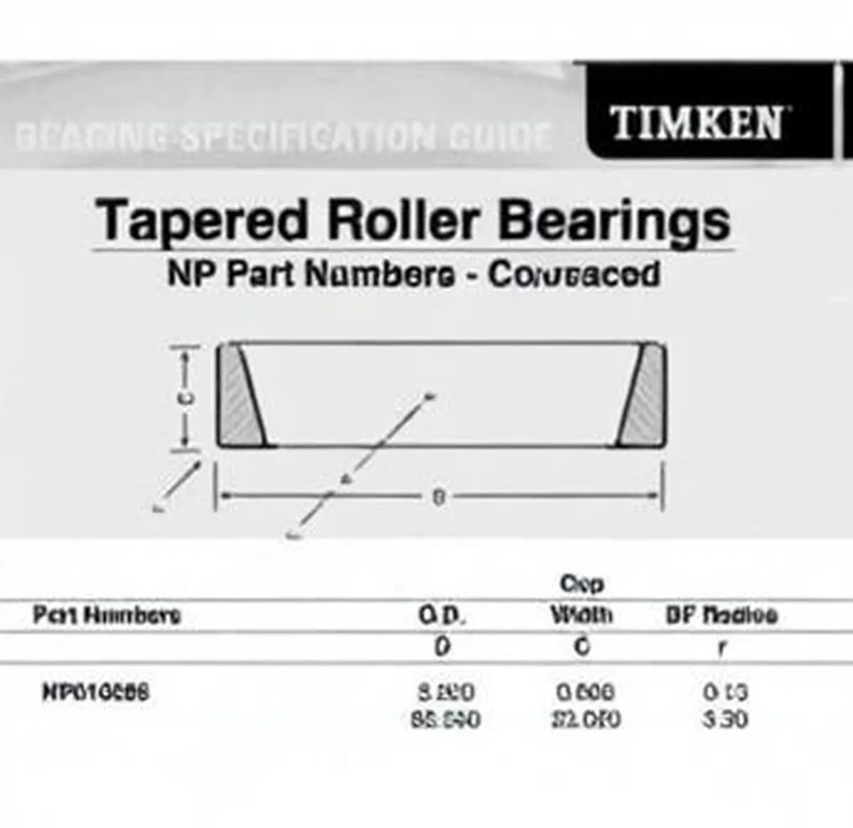 TIMKEN NP016286-TIMKEN - Image 1