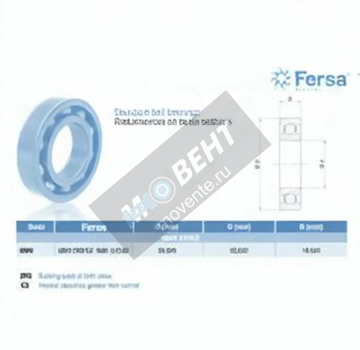 ASFERSA 6206-2RS-C3-ASFERSA - Image 1