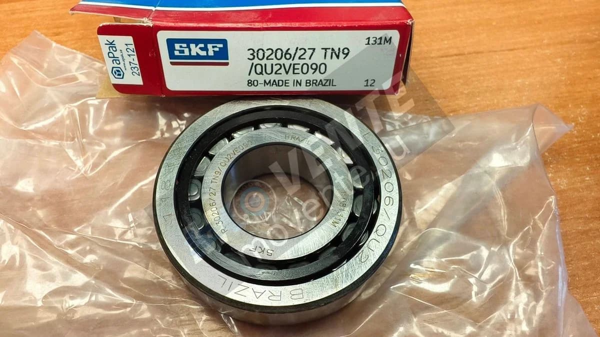 Подшипник 30206/27TN9/QU2VE090 SKF BRAZIL Оригинал - Image 1