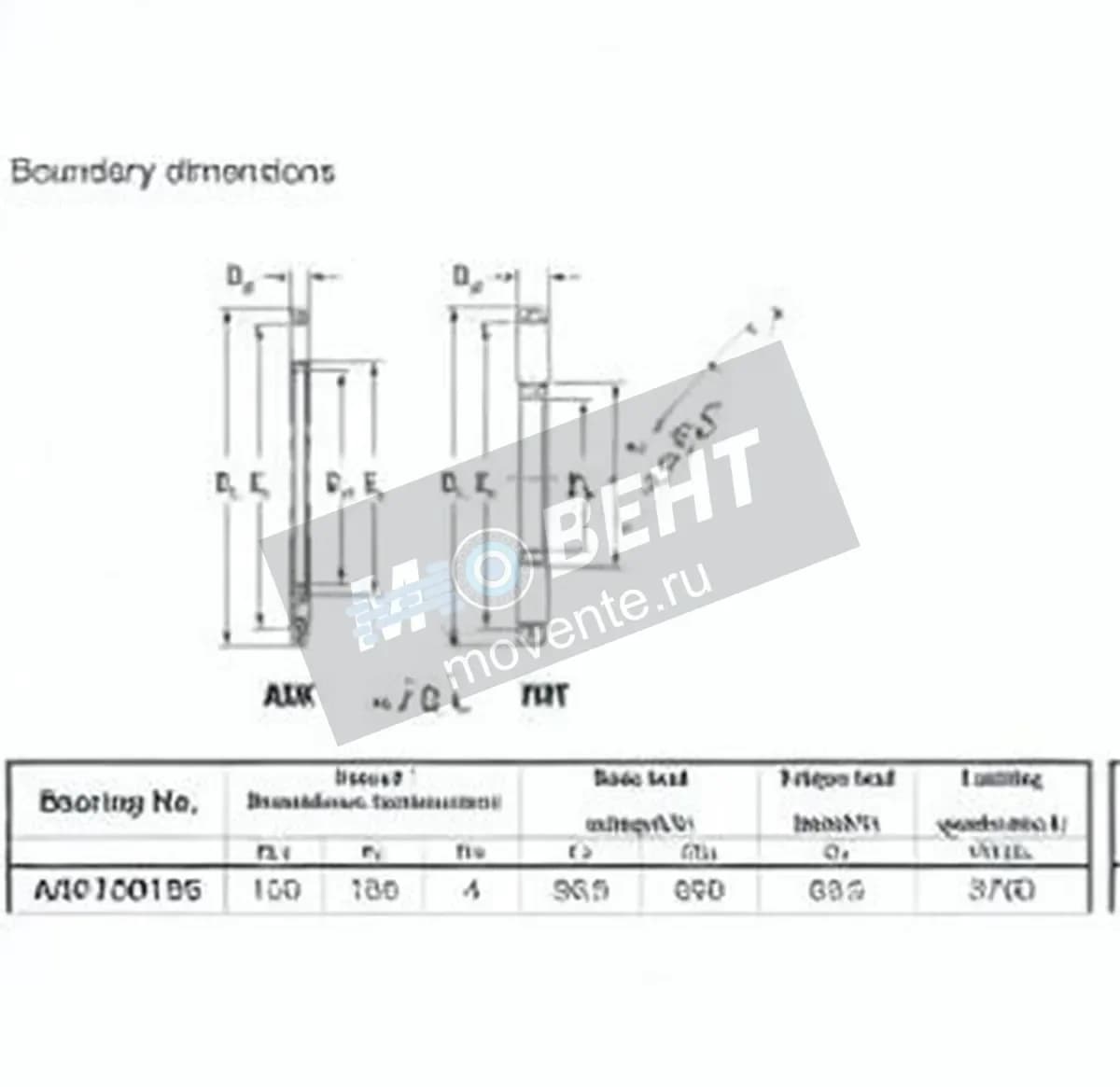 JTEKT AXK120155-JTEKT - Image 1