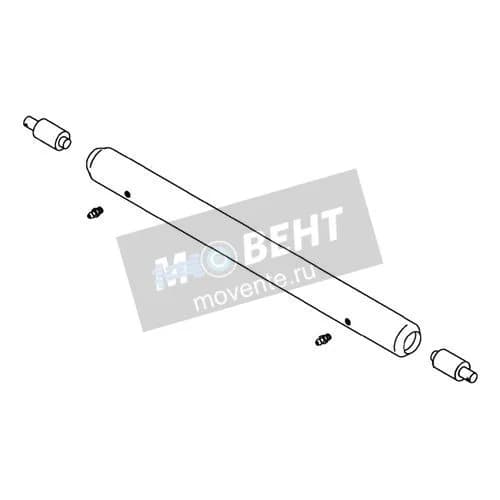 AMT2981: Гладкий передний валец с подшипниками, 18 дюймов