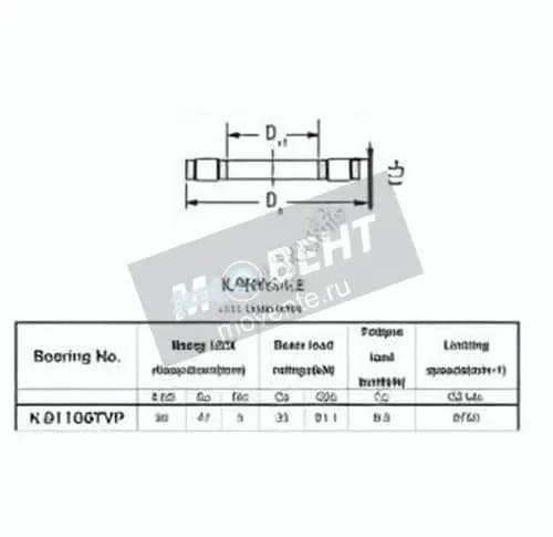 JTEKT K.81106TVP-JTEKT - Image 1