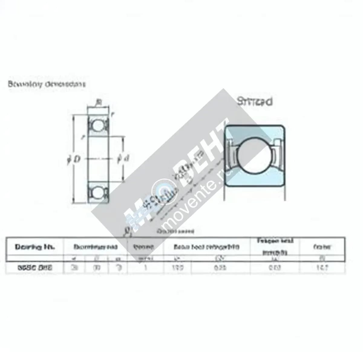 JTEKT 6006-2RS-JTEKT - Image 1