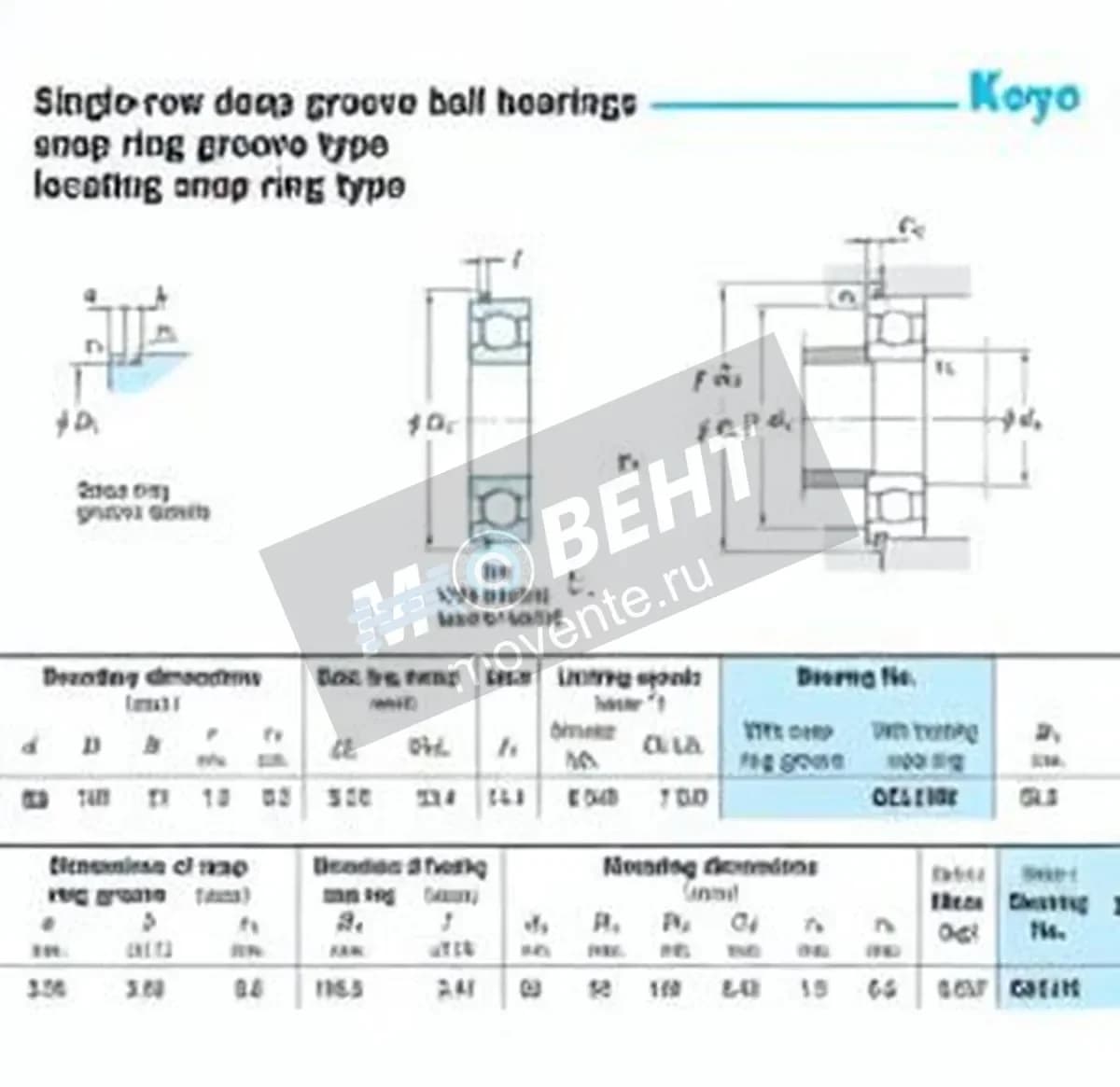 JTEKT 6211-NR-JTEKT - Image 1
