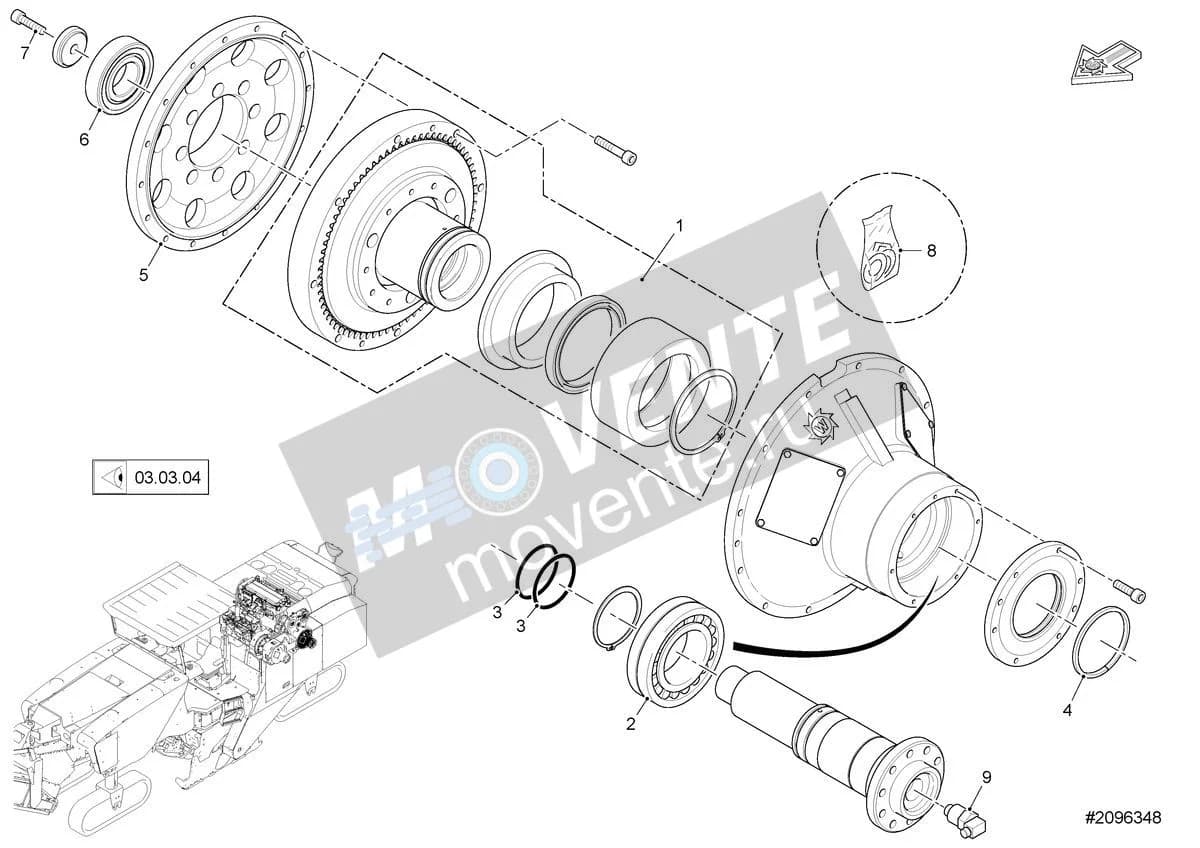 2139367 подшипник Wirtgen - Image 1