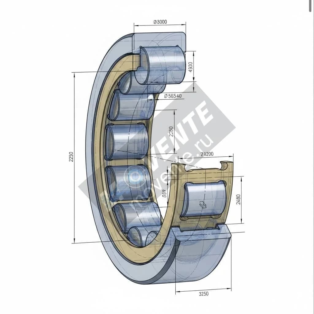 Подшипник RNU220 ECM SKF - Image 1