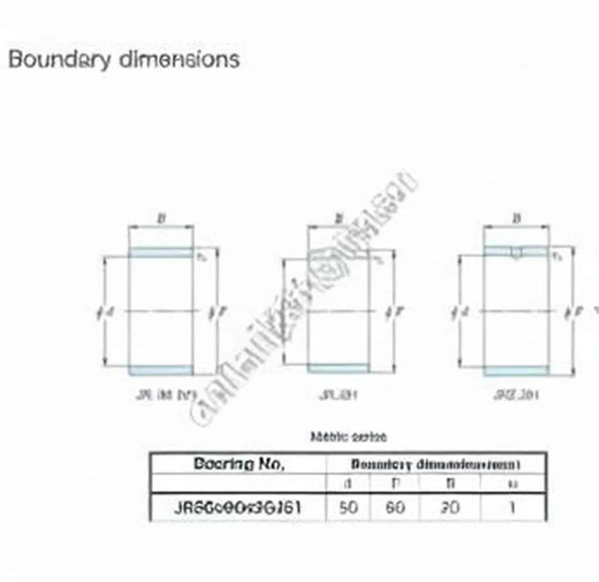 JTEKT JR50X60X20JS1-JTEKT - Image 1