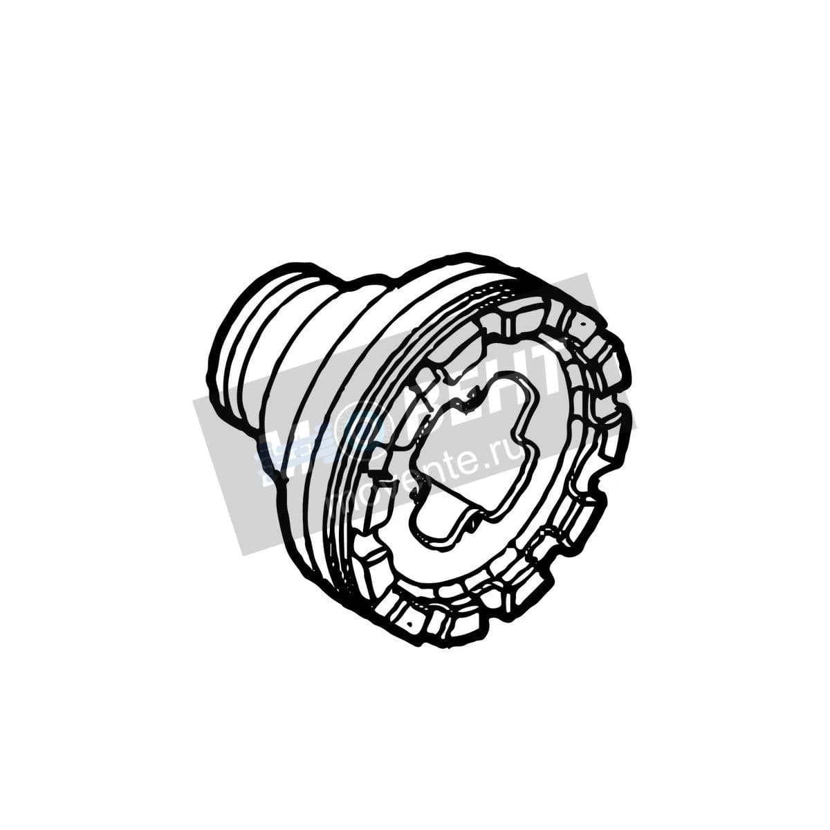 RE306244: Корпус подшипника без подшипника