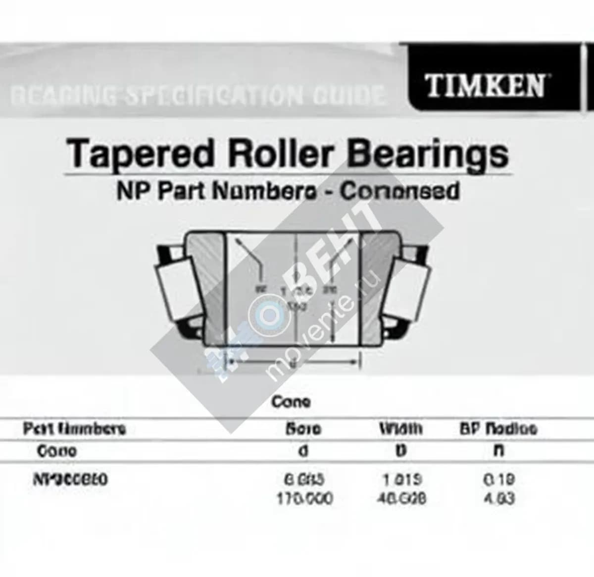 TIMKEN NP965020-TIMKEN - Image 1