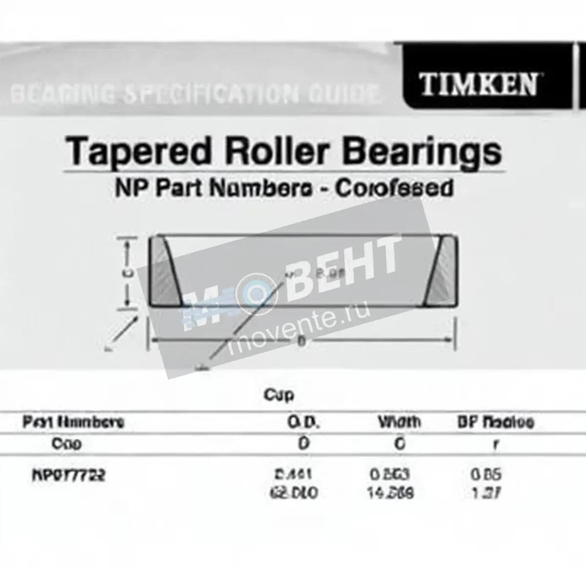 TIMKEN NP977722-TIMKEN - Image 1