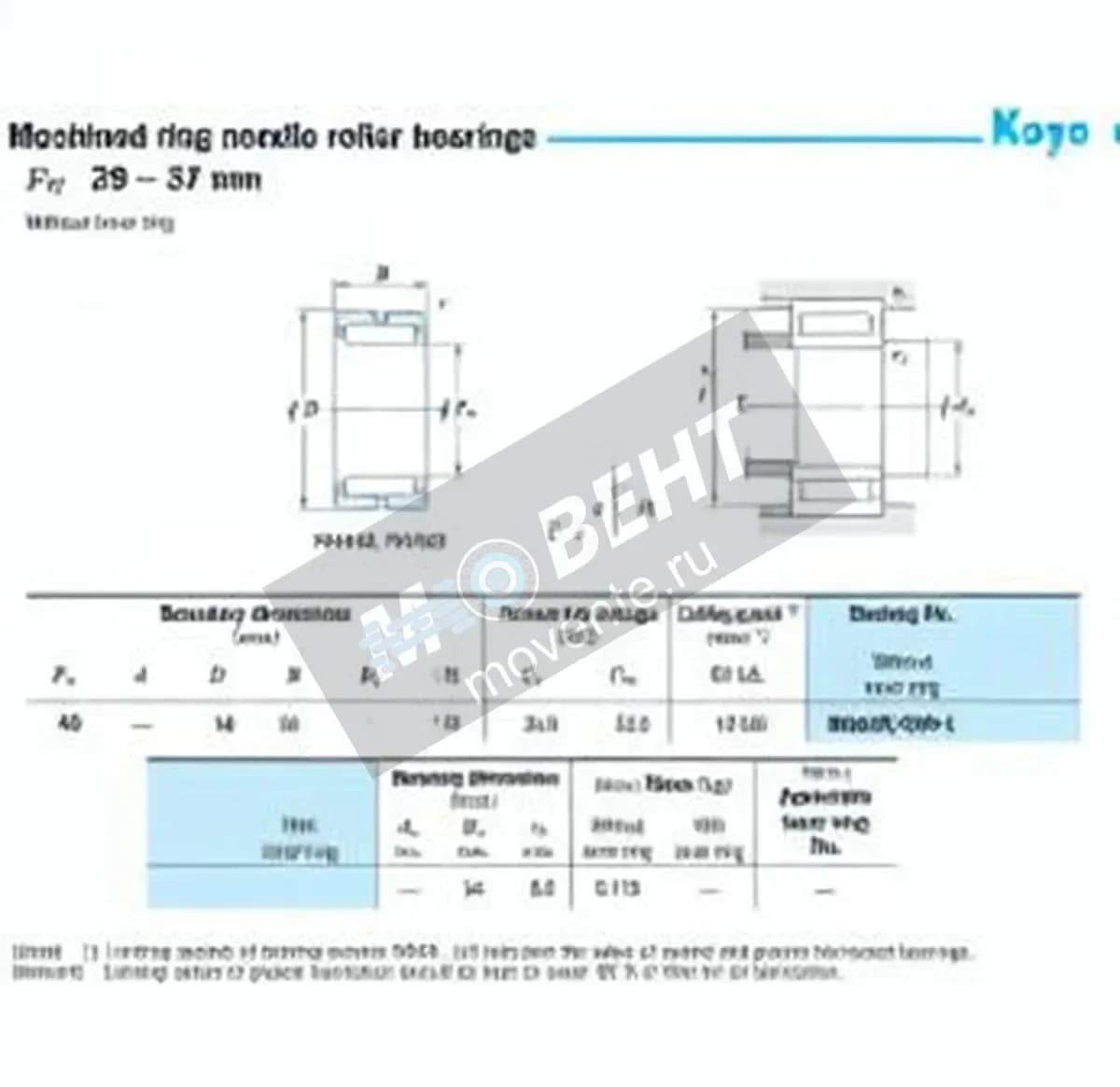 JTEKT RNA49-38R-1-JTEKT - Image 1