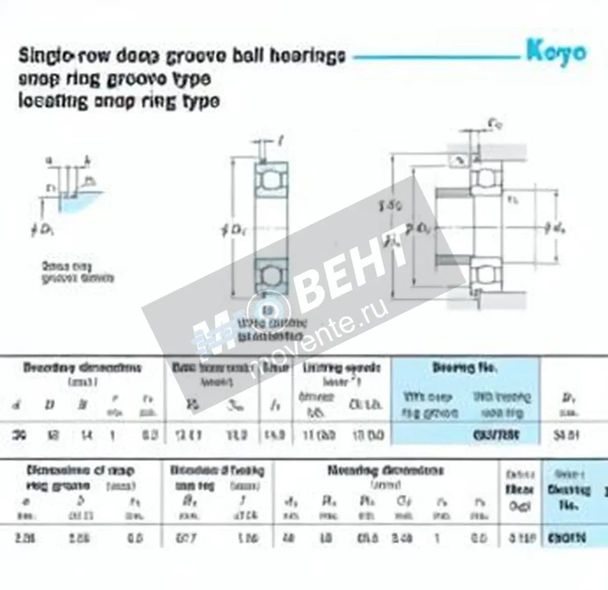 JTEKT 6007-NR-JTEKT - Image 1