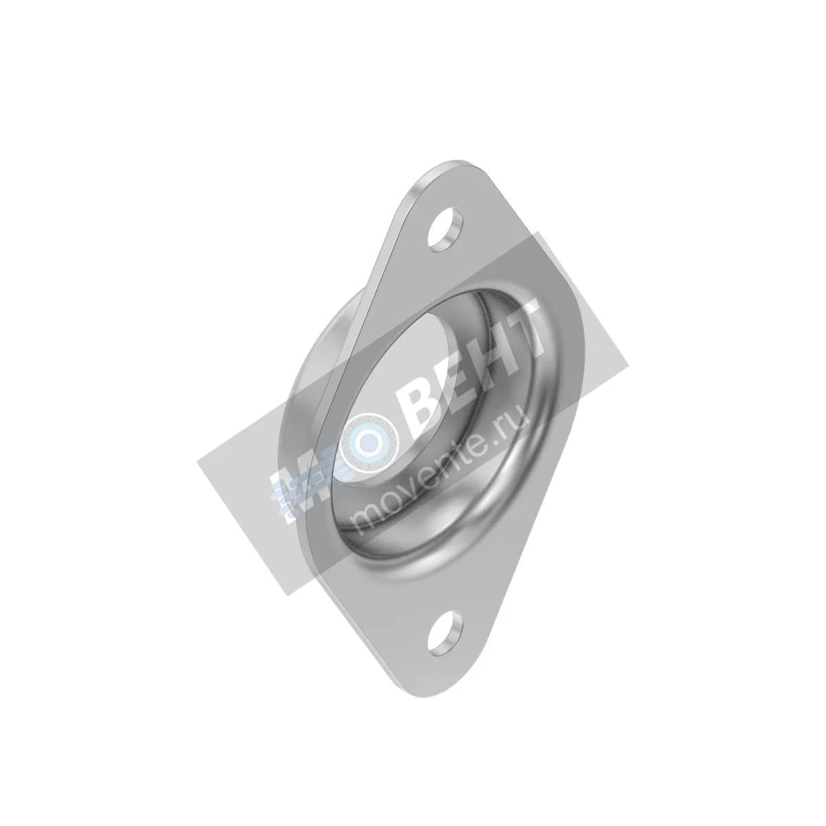 Z33854: Двухотверстный фланцевый корпус подшипника