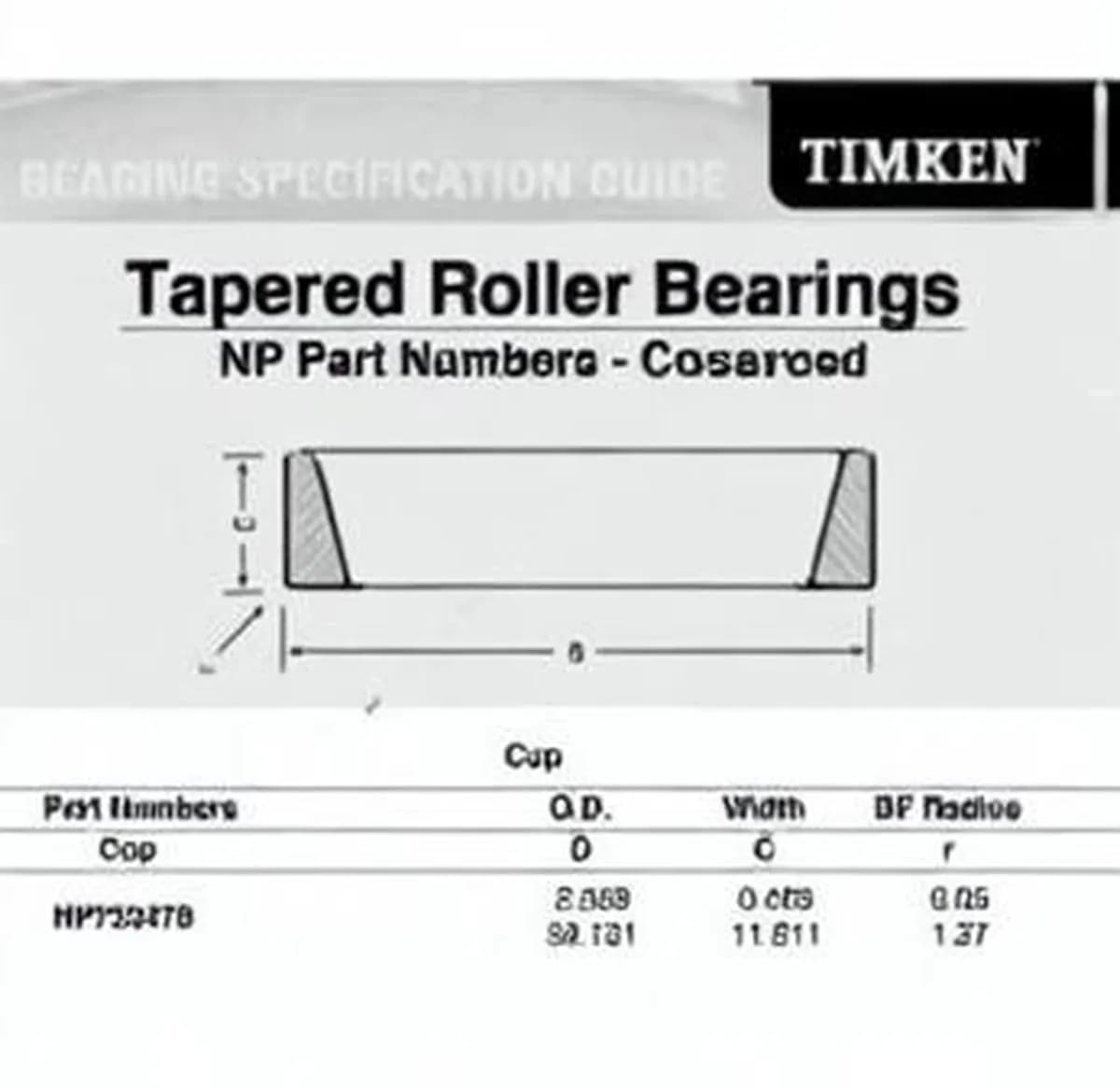 TIMKEN NP735478-TIMKEN - Image 1