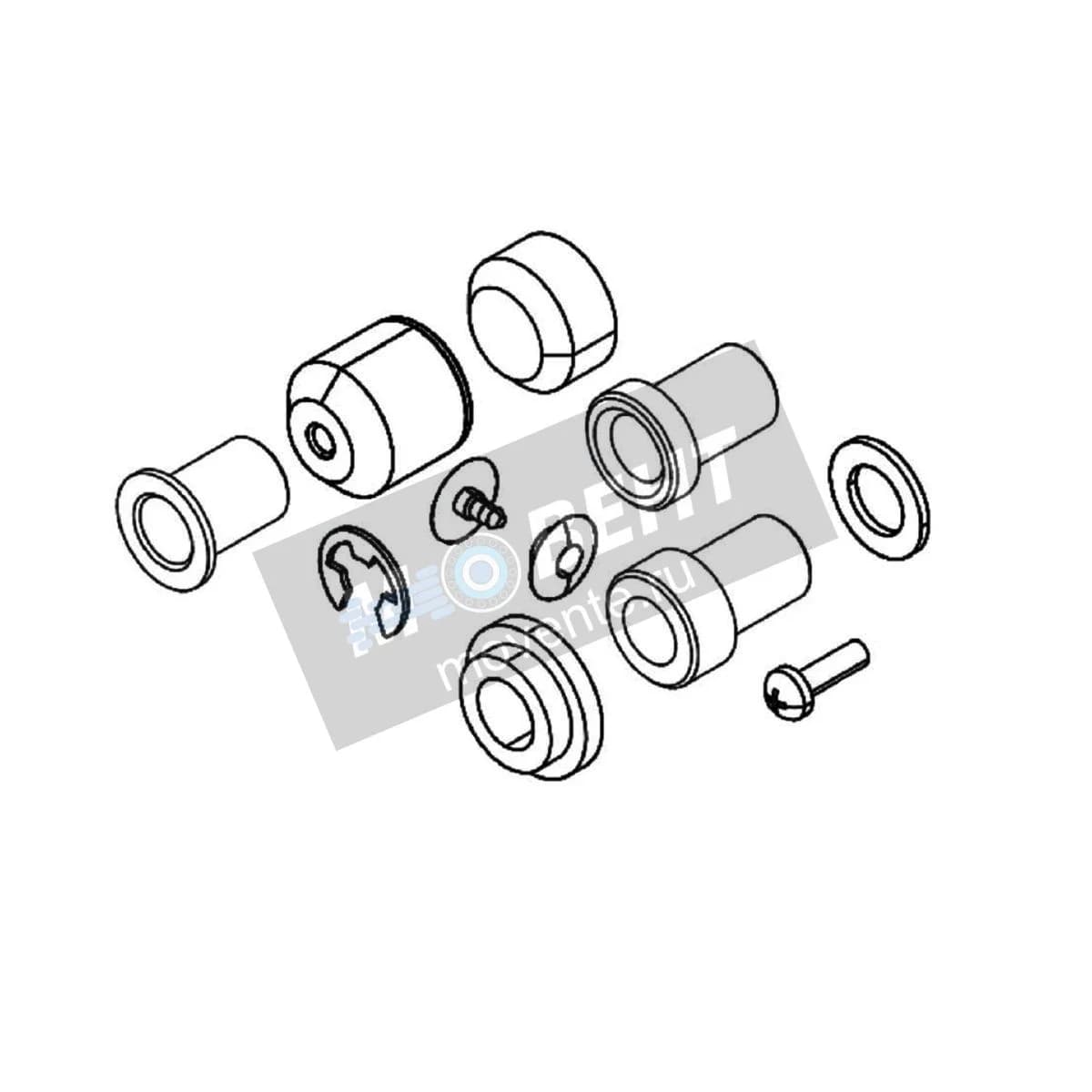AFH218198: Комплект подшипников и роликов сиденья