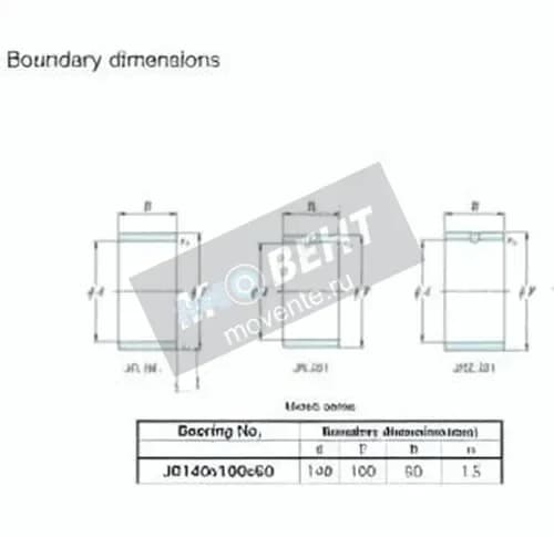 JTEKT JR140X160X50-JTEKT - Image 1