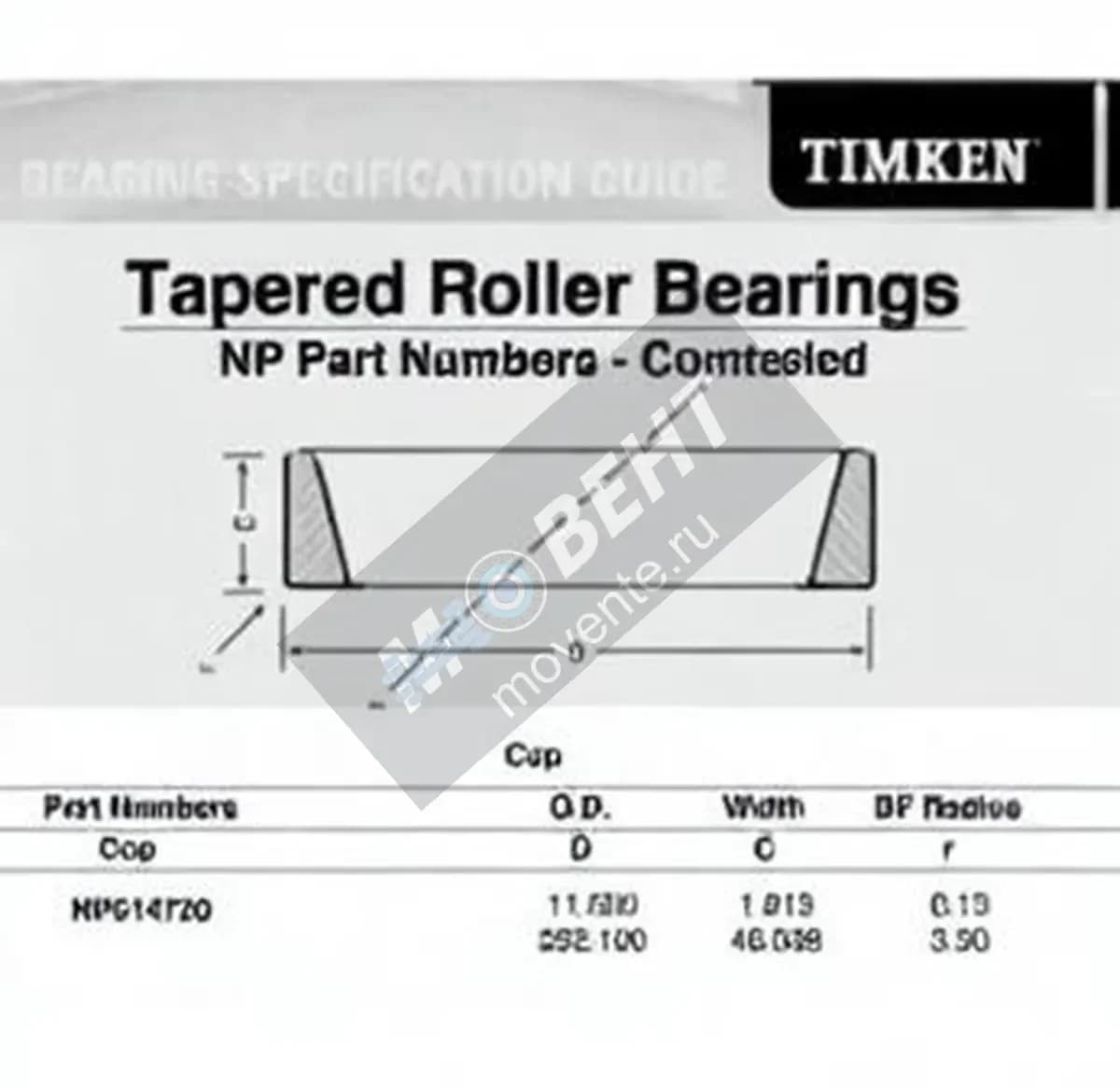 TIMKEN NP514720-TIMKEN - Image 1