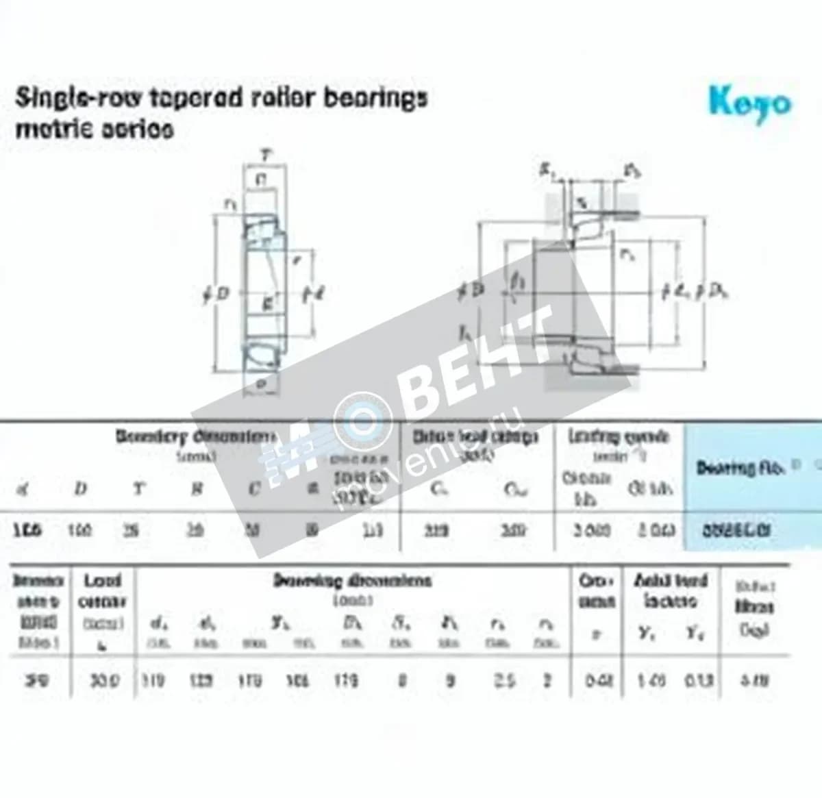 JTEKT 30221-JR-JTEKT - Image 1